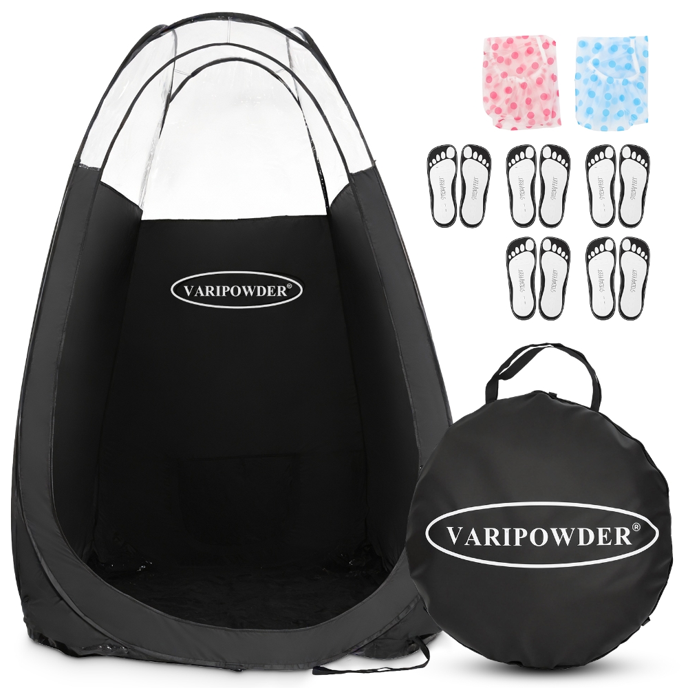 Outdoor Camping Shower - Black Spray Tanning Tent Portable Outdoor