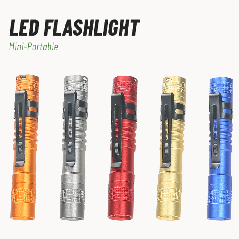 Outdoor Camping Lamp - Portable Mini LED Pen Flashlight with