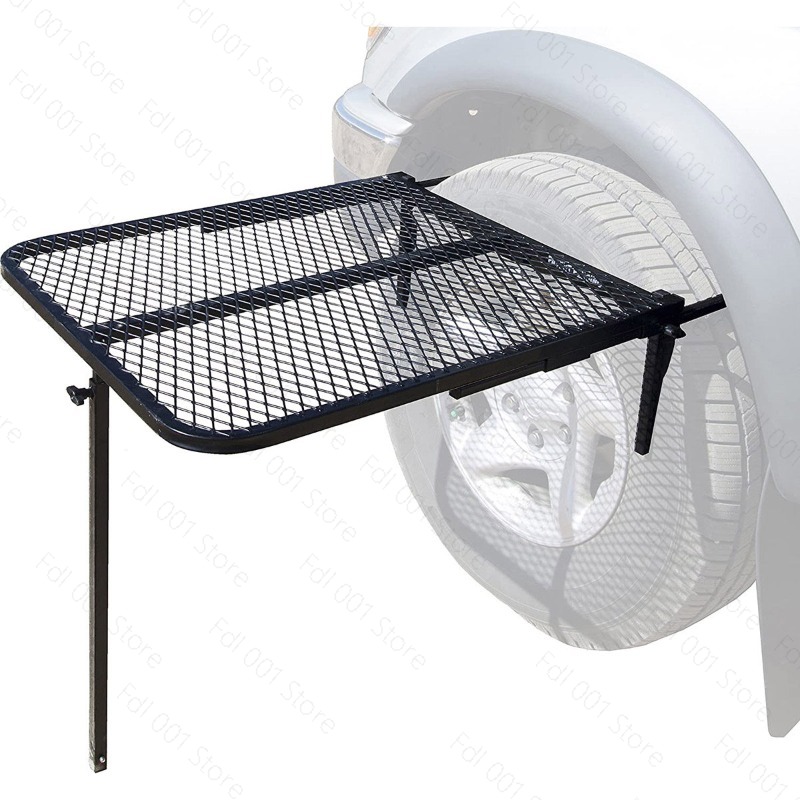 Outdoor Camping Grill - Car Camping Grill Tire Metal Folding