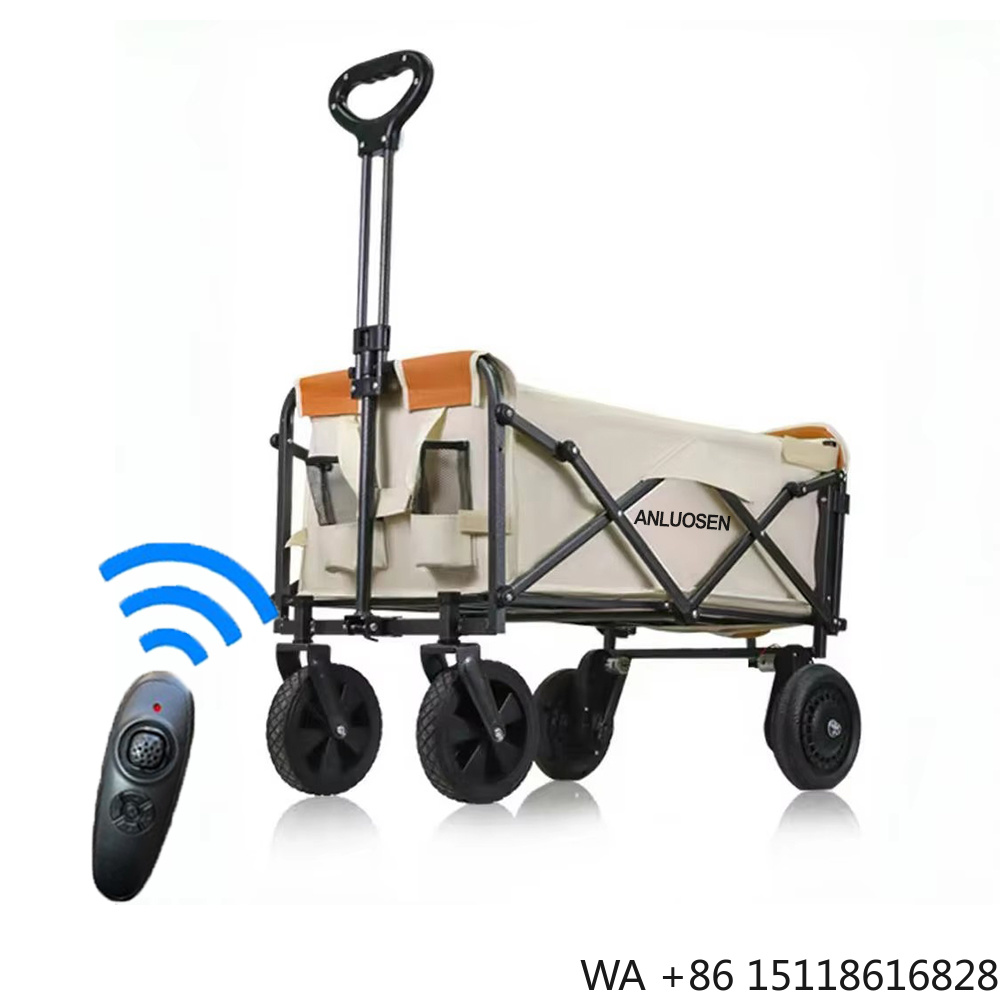 Outdoor Camping Furniture - Electric Camping Wagon Cart Foldable 2000mAh