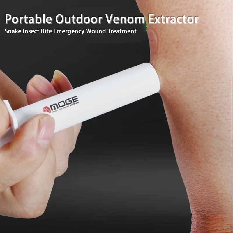 First Aid Kit Camping - Portable Mini Outdoor Vacuum Venom Extractor
