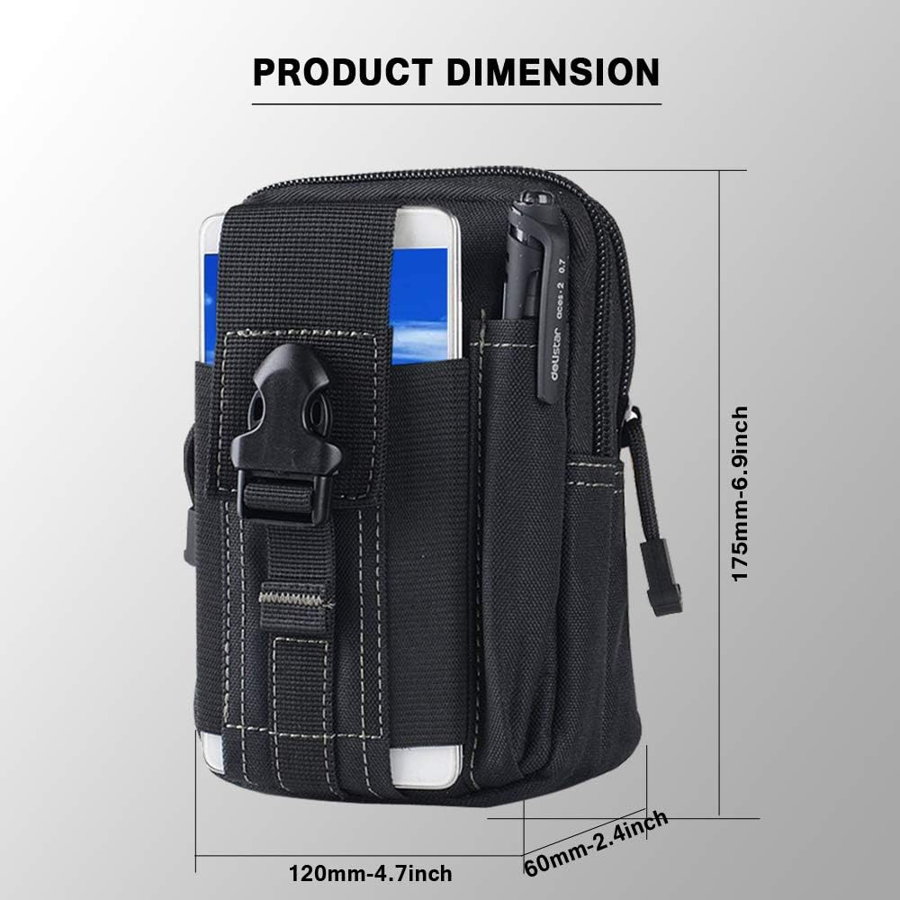 Tactical Molle Belt Pouch Mili - Outdoor Camping Adventure recension och pris