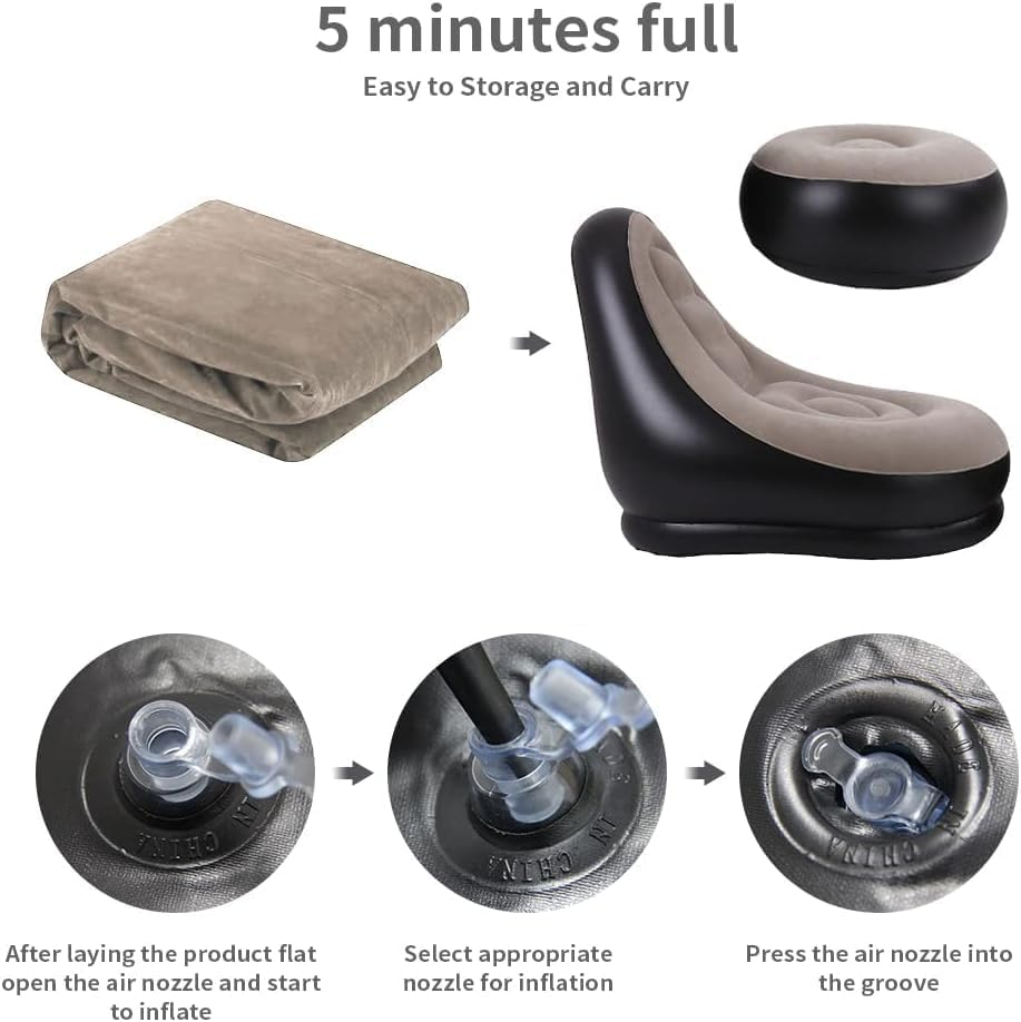 2Pcs Lazy Sofa Inflatable Chai - Inflatable Mattress recension och pris