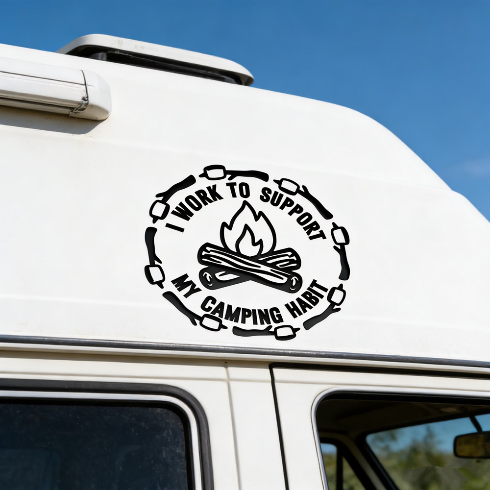 Funny Camping Quote Car Sticke - Outdoor Camping Quotes recension och pris