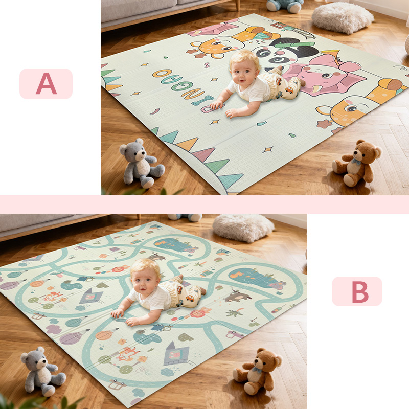 1pc Large Foldable Baby Crawli - Outdoor Camping Mats Large recension och pris