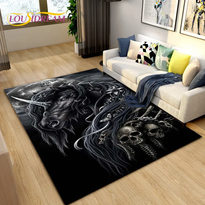 3D Light Luxury Modern Horse A - Outdoor Camping Mats Large recension och pris