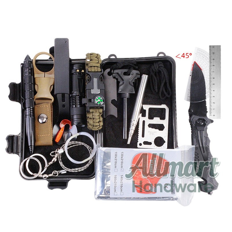 Multi functional portable EDC  - First Aid Kit Camping recension och pris