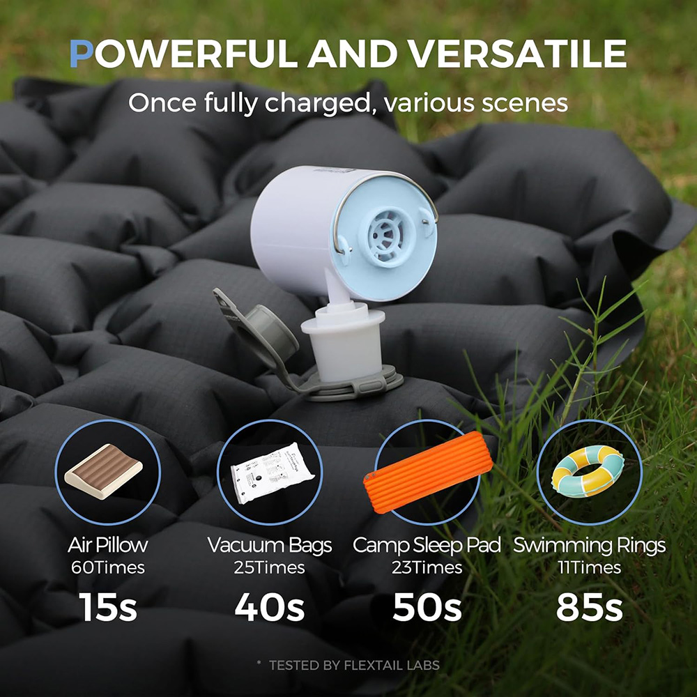 FLEXTAIL Portable Air Pump, Mi - Outdoor Inflatable Camping Tent With Air Pump recension och pris