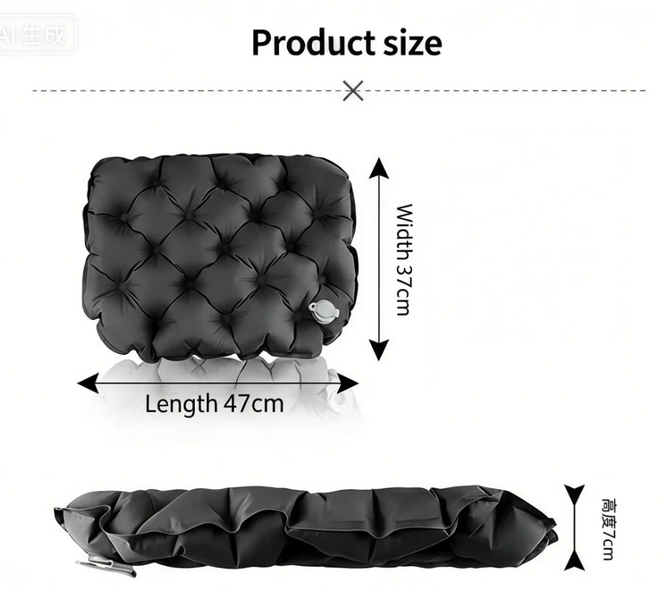 Portable Inflatable Seat Cushi - Outdoor Camping Rug Waterproof recension och pris