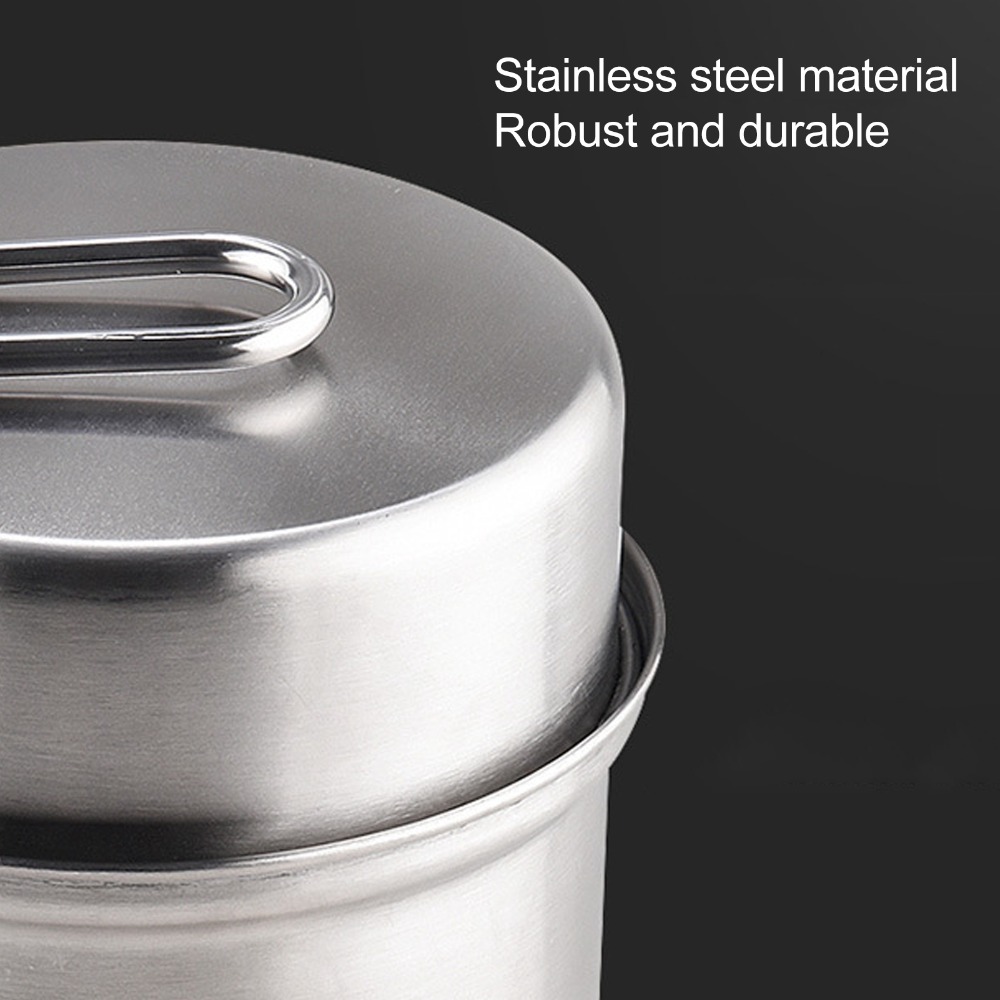 Durable Stainless Steel Campin - Camp Cooking Set recension och pris