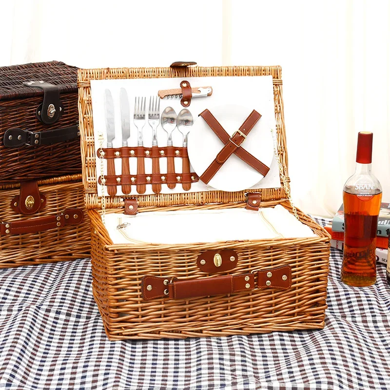 Family Outing Picnic Basket, O - Outdoor Camping Storage Box recension och pris