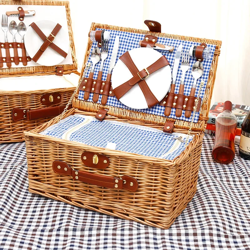Family Outing Picnic Basket, O - Outdoor Camping Storage Box recension och pris