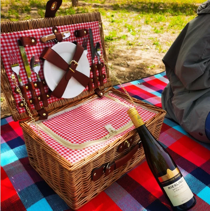 Family Outing Picnic Basket, O - Outdoor Camping Storage Box recension och pris