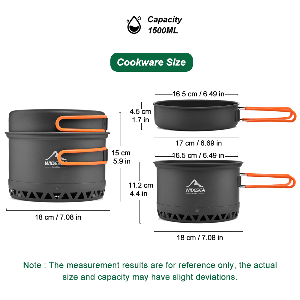 Camping Tableware Outdoor Cook - Camp Cooking Set recension och pris