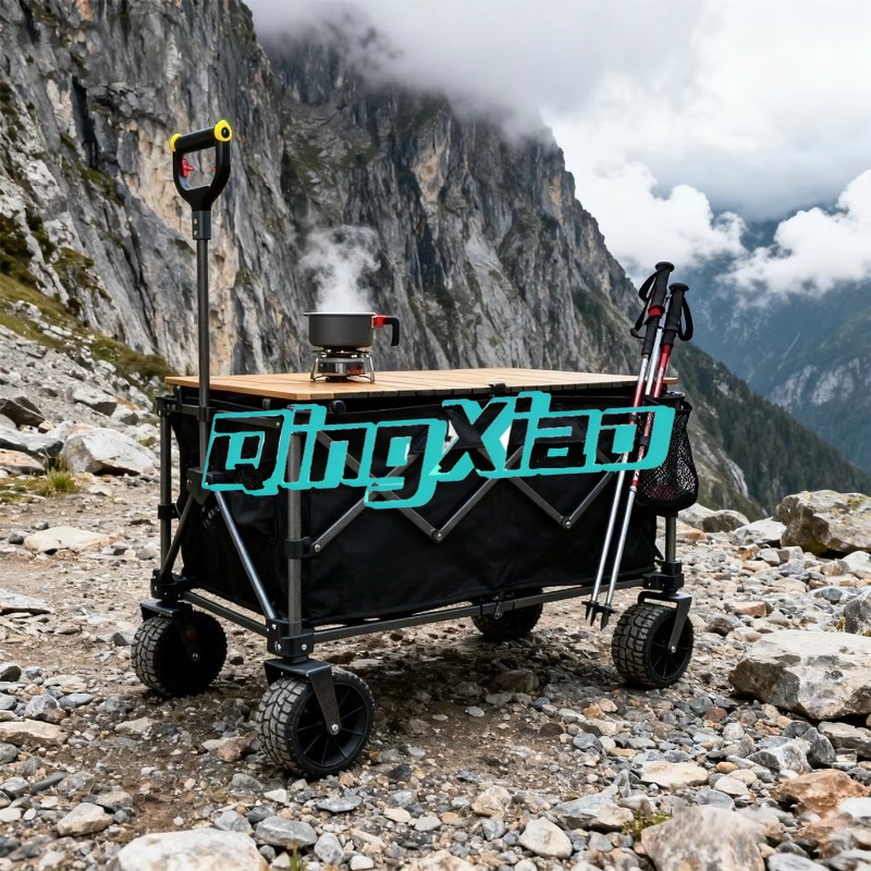 Electric Ride On Folding Campi - Outdoor Camping Trolley recension och pris