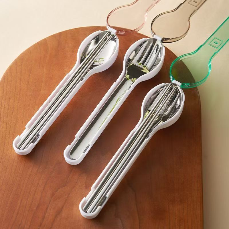 Portable Cutlery Set with Stor - Outdoor Camping Storage Box recension och pris