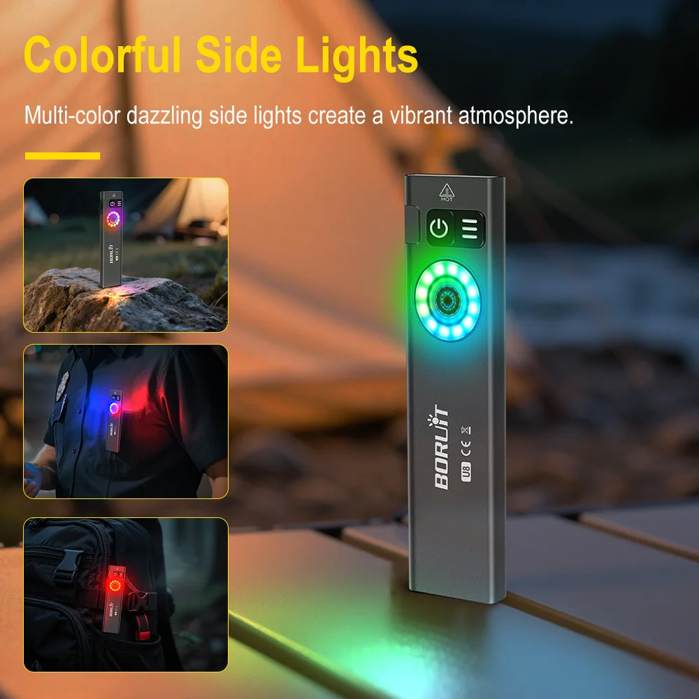BORUiT U8 650LM EDC LED Flashl - Outdoor Camping Adventure recension och pris