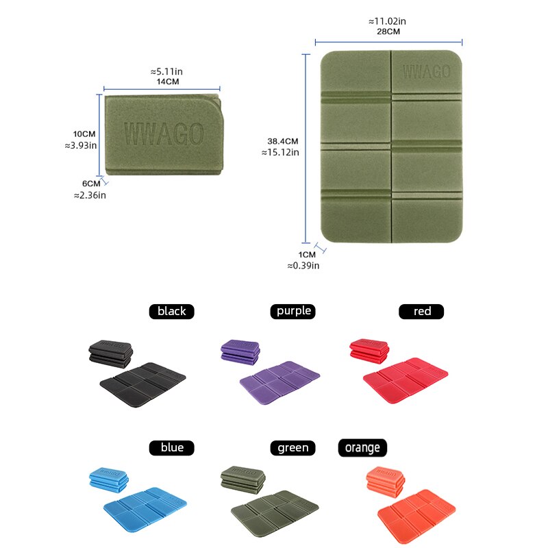 1-5pcs Foam XPE Folding Cushio - Outdoor Camping Rug Waterproof recension och pris
