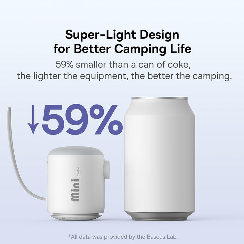 Baseus Mini Air Pump Portable  - Outdoor Inflatable Camping Tent With Air Pump recension och pris