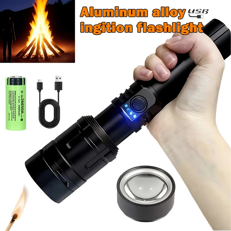 Ultra Powerful Flashlight Conc - Outdoor Camping Adventure recension och pris