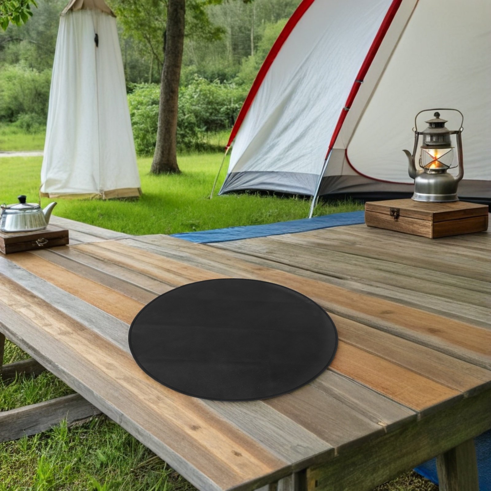 Round Heat Resistant Fireproof - Outdoor Camping Grill recension och pris