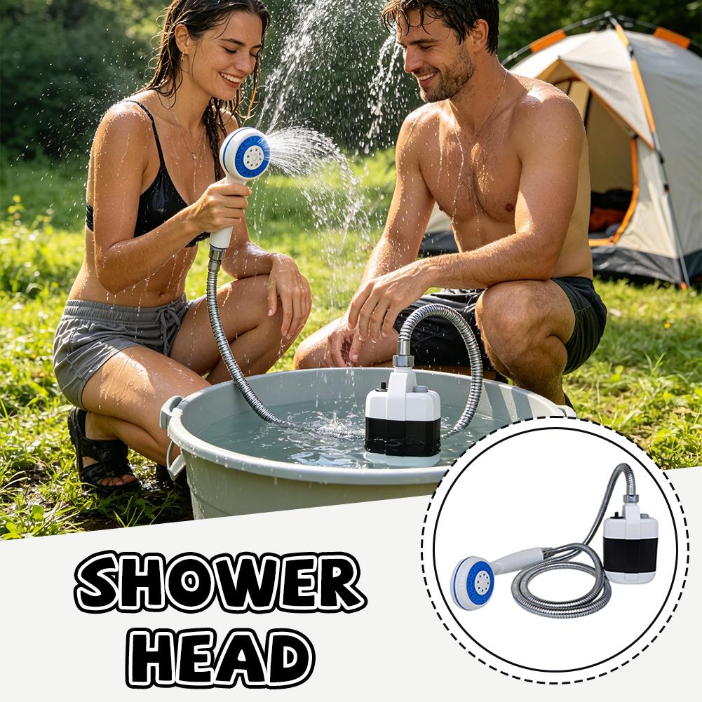 USB Rechargeable Portable Elec - Outdoor Camping Shower recension och pris