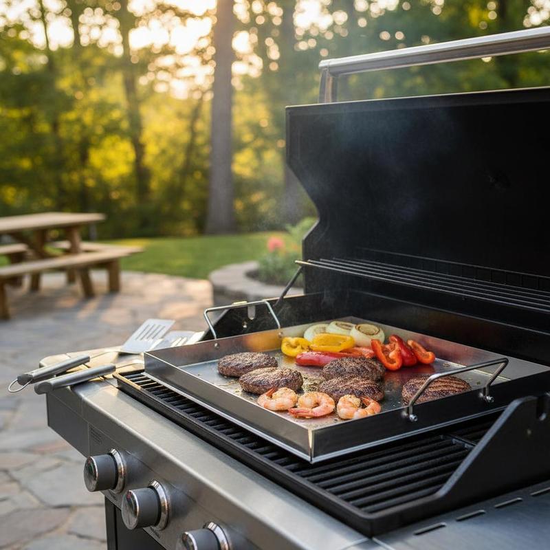 Universal Flat Top Griddle 18x - Camp Cooking Set recension och pris