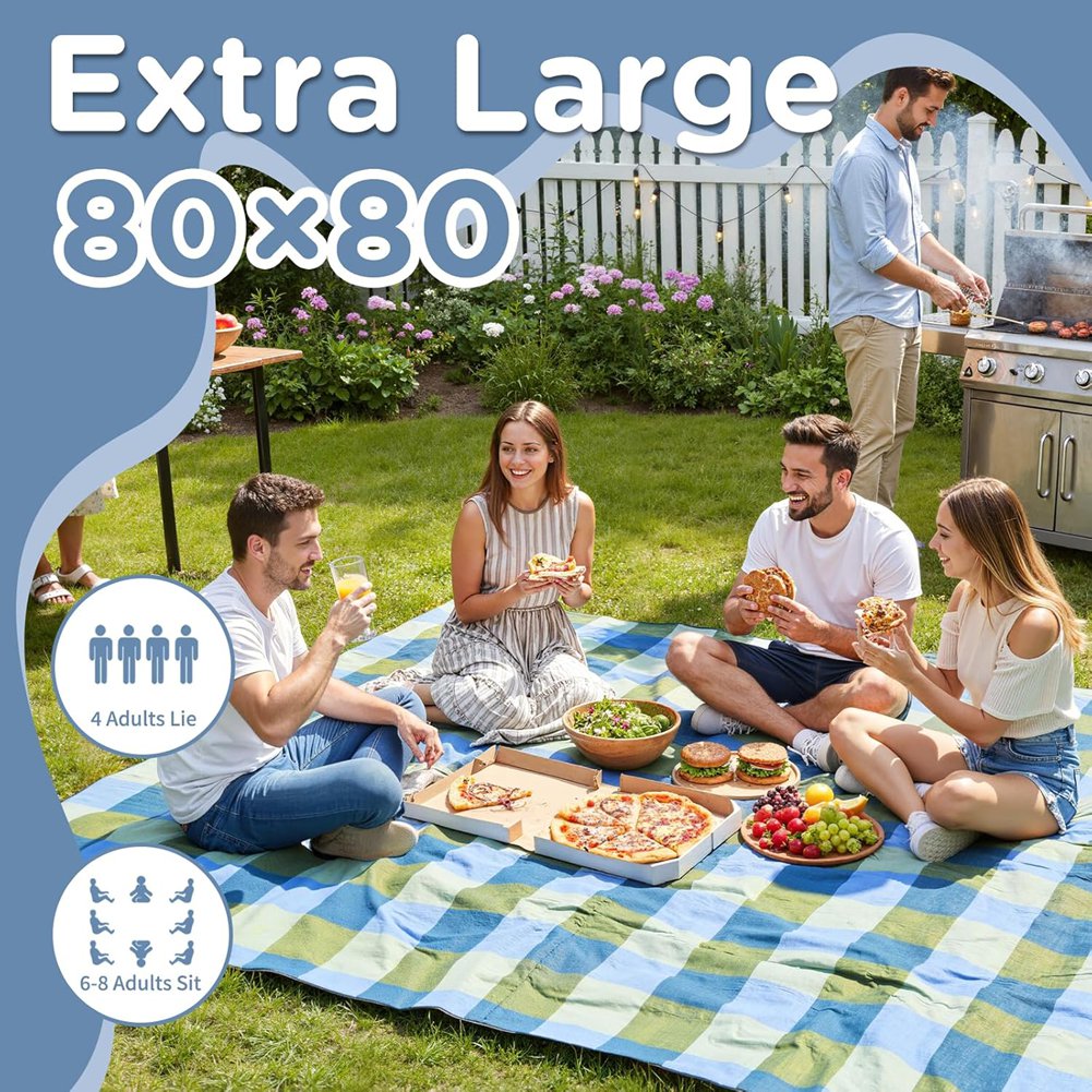IALJ-Extra Large Waterproof Pi - Outdoor Camping Mats Large recension och pris