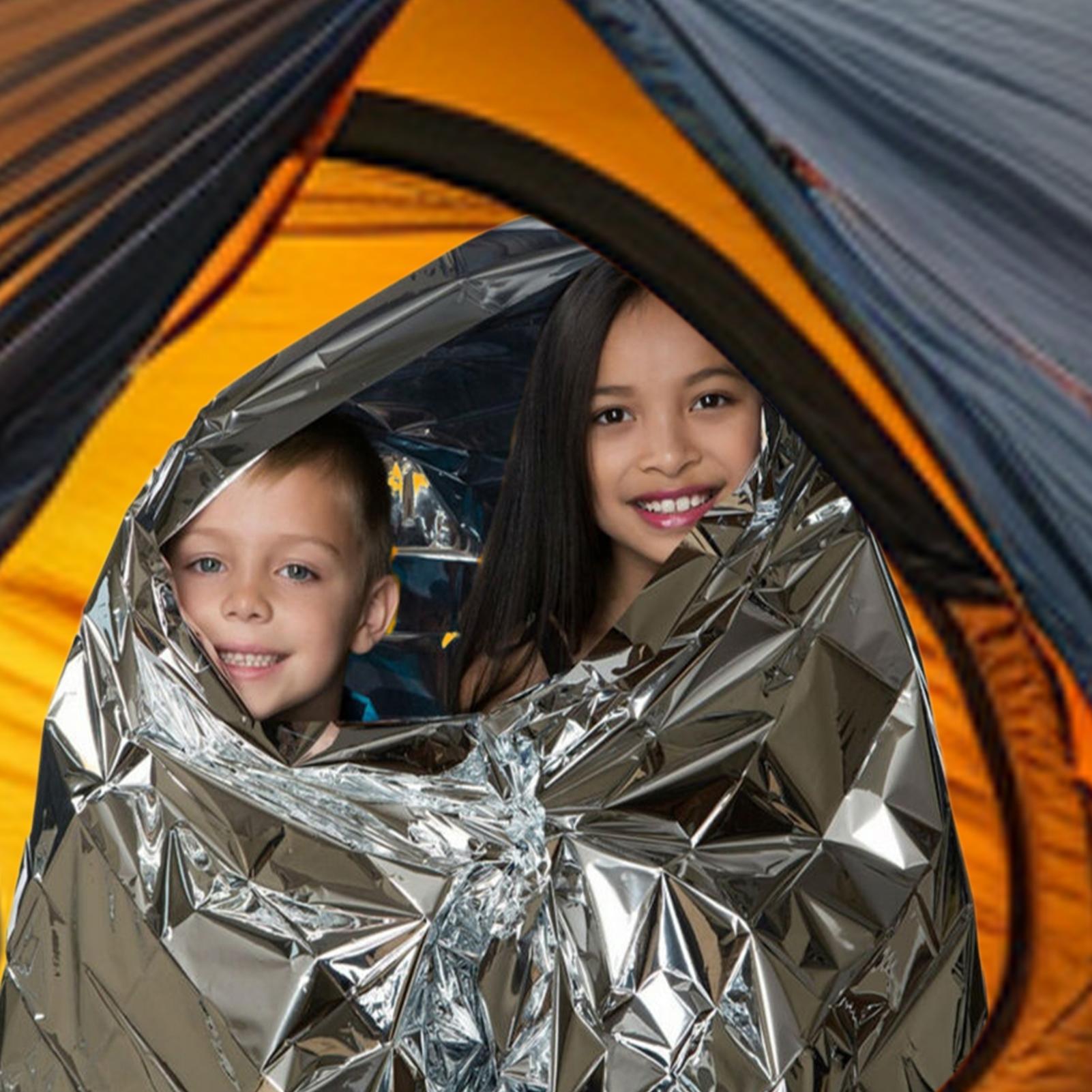 1PC Emergency Blanket Windproo - First Aid Kit Camping recension och pris