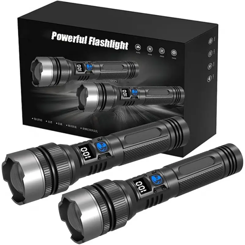 Ultra-Bright Rechargeable Flas - Outdoor Camping Adventure recension och pris