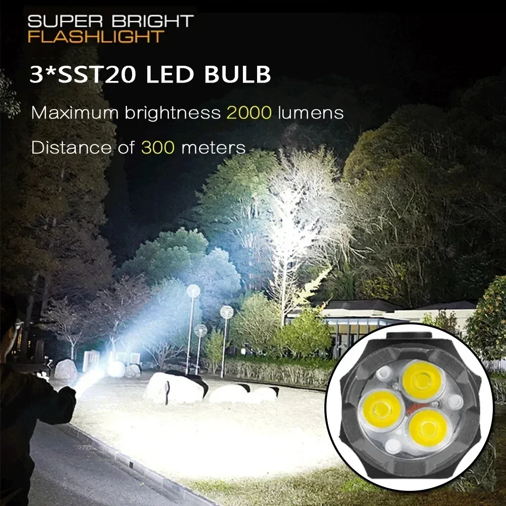 Powerful Mini LED Flashlight S - Outdoor Camping Adventure recension och pris
