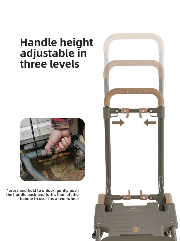 Naturehike 2-in-1 Folding Hand - Outdoor Camping Trolley recension och pris