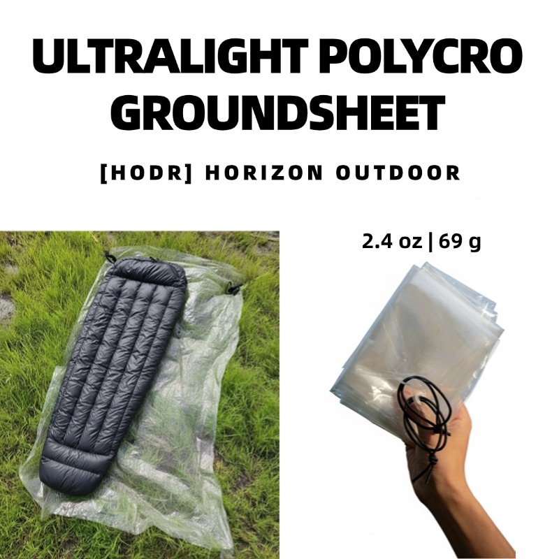 [HODR GEAR]Ultralight Polycro  - Outdoor Camping Rug Waterproof recension och pris