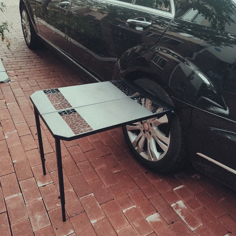 Car Camping Grill Tire Metal F - Outdoor Camping Grill recension och pris