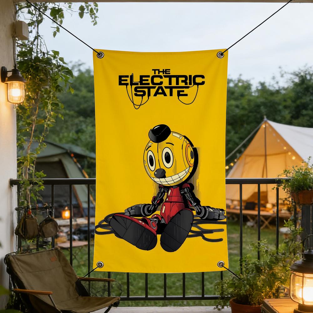 Movie The Electric State Flags - Outdoor Camping Movies recension och pris