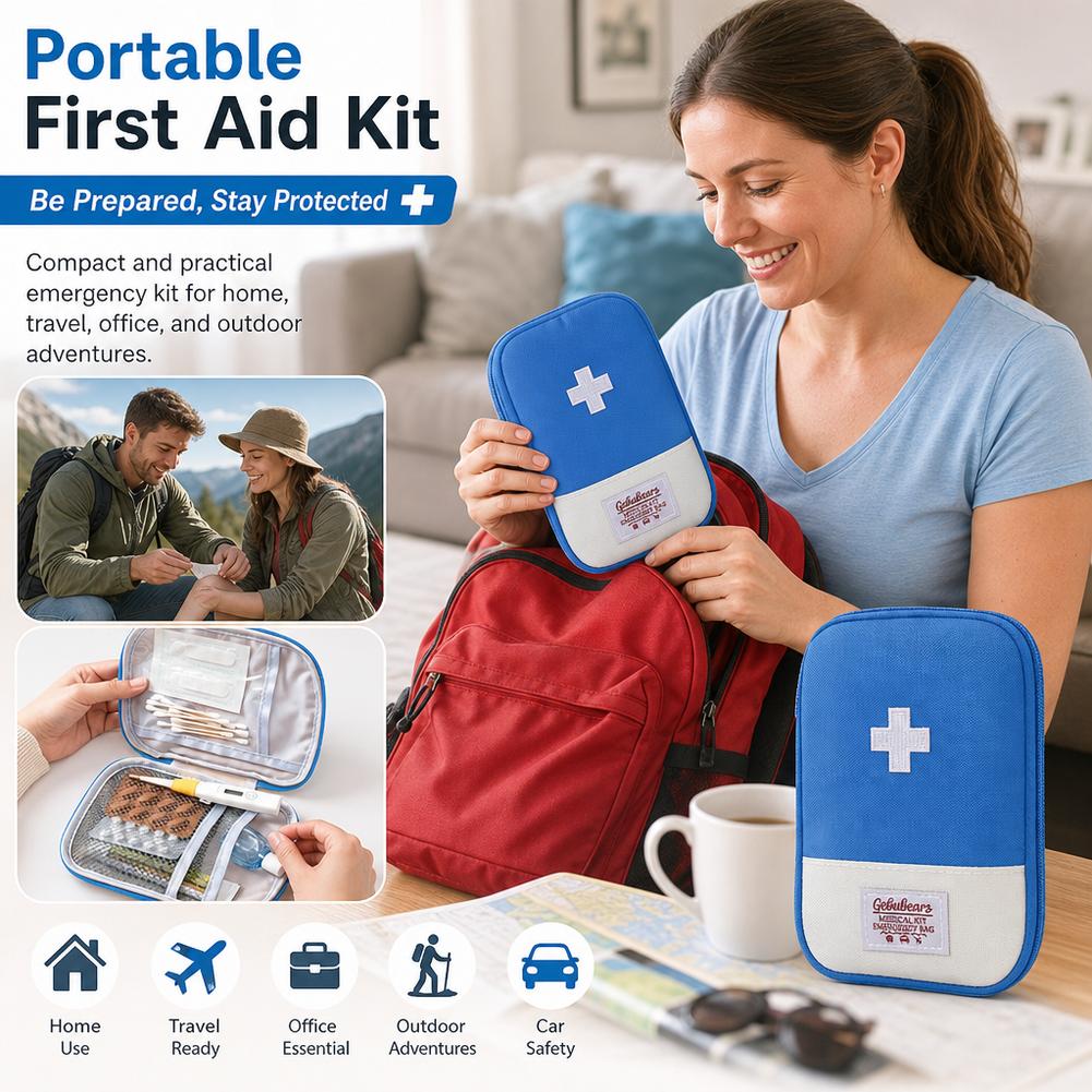 Large Capacity Portable First  - First Aid Kit Camping recension och pris