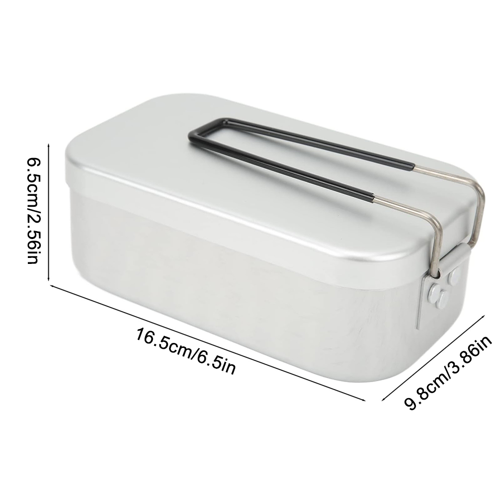 800ML Aluminum Lunch Boxes Out - Camp Cooking Set recension och pris