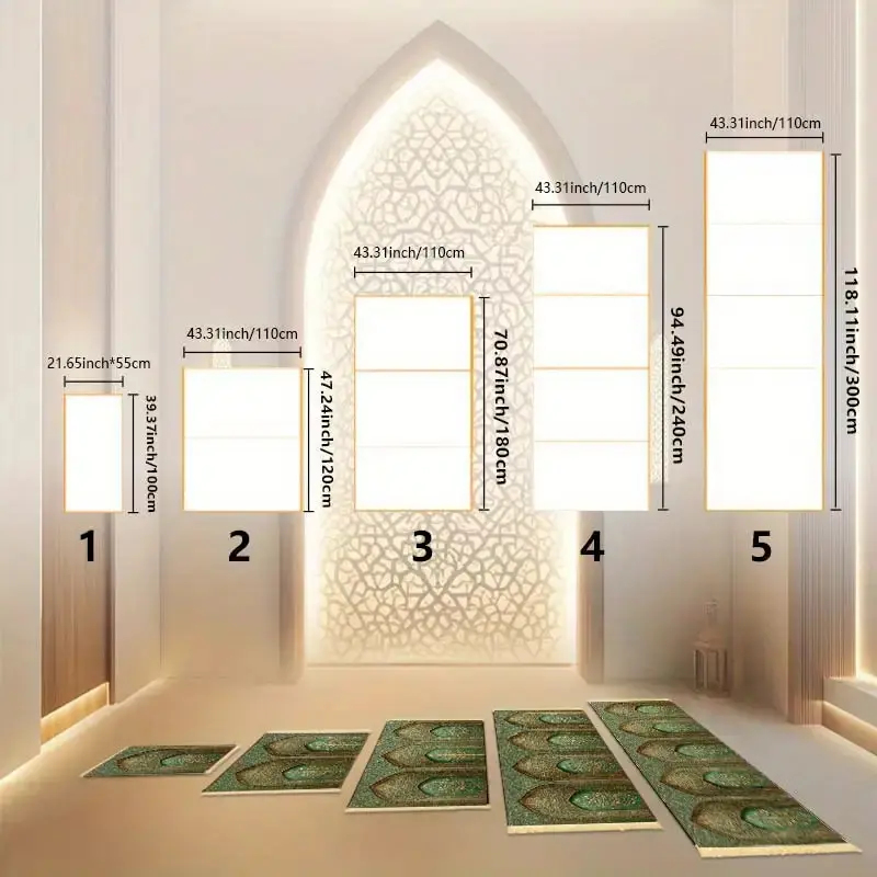 VIKAMA Luxury Muslim Prayer Ma - Outdoor Camping Mats Large recension och pris