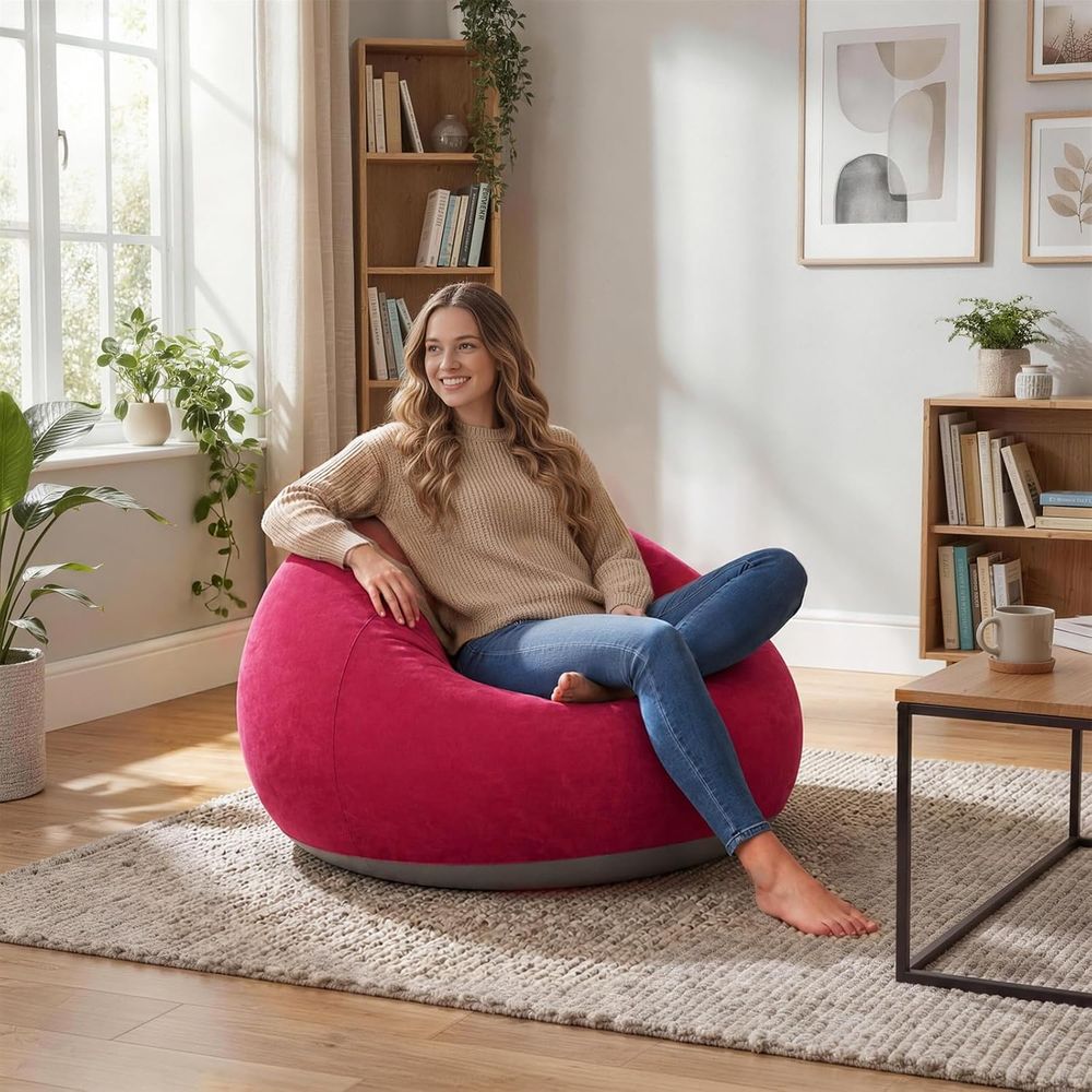 Bean Bag Chairs for Adults wit - Outdoor Camping Movies recension och pris
