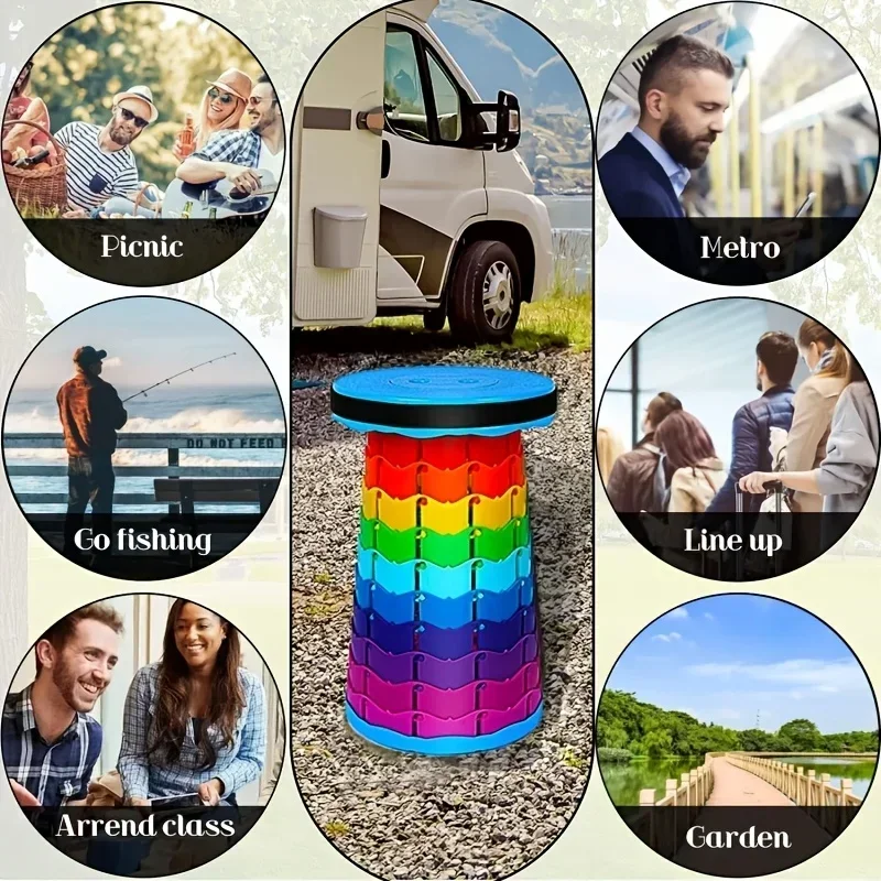 Rainbow Telescopic Camping Sto - Outdoor Camping Adventure recension och pris
