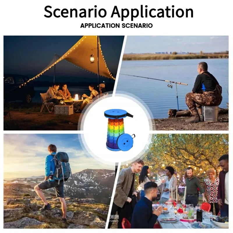 Rainbow Telescopic Camping Sto - Outdoor Camping Adventure recension och pris