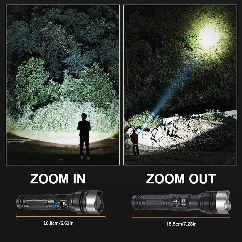 900000LM Powerful LED Flashlig - Outdoor Camping Adventure recension och pris