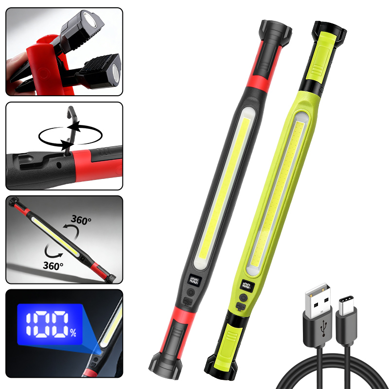 COB Work Light Type‑C Recharge - Outdoor Camping Lamp recension och pris