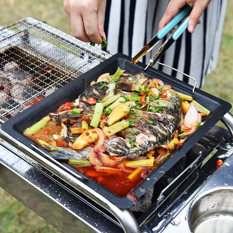 Outdoors Thick Square Grill Pa - Camp Cooking Set recension och pris