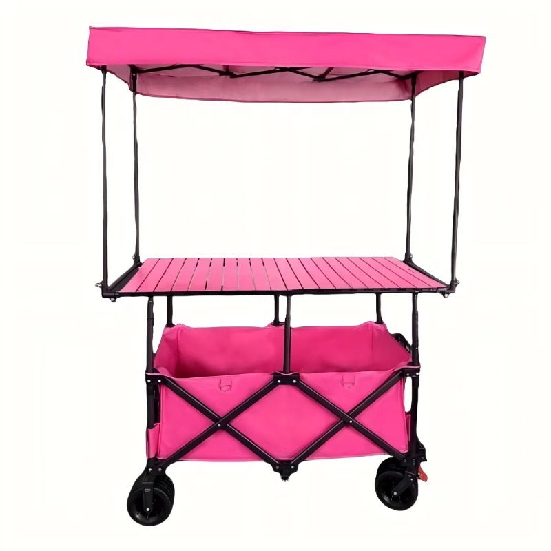 Stall Folding Steel Table Trol - Outdoor Camping Trolley recension och pris