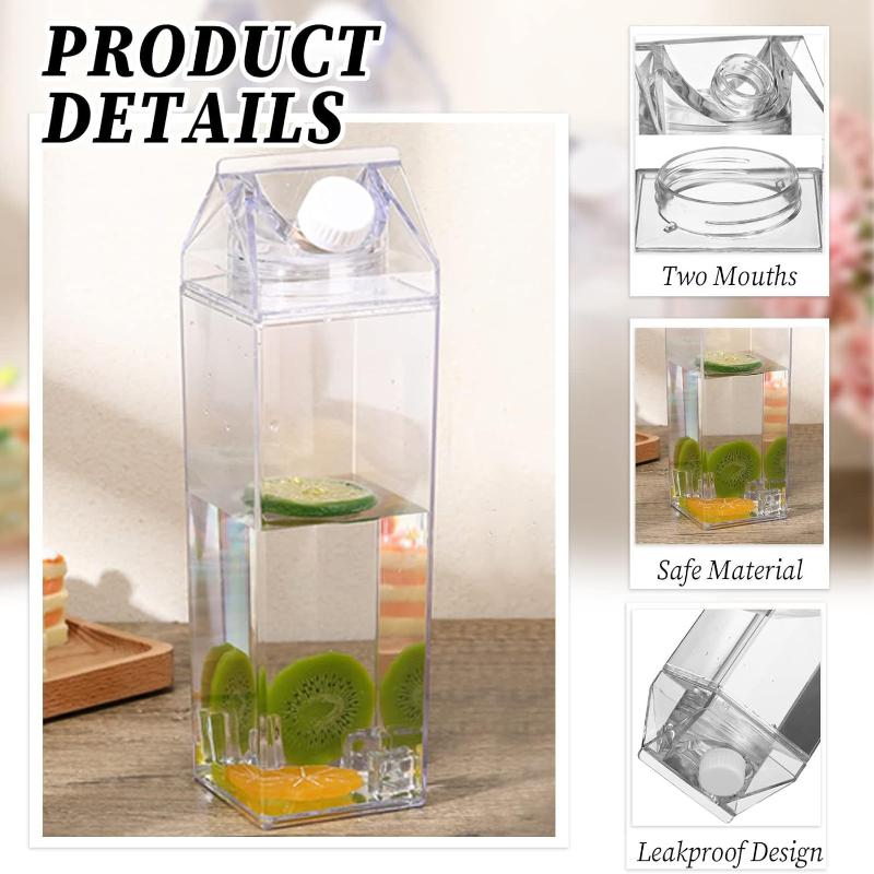 750ML Transparent Milk Bottle  - Outdoor Camping Storage Box recension och pris