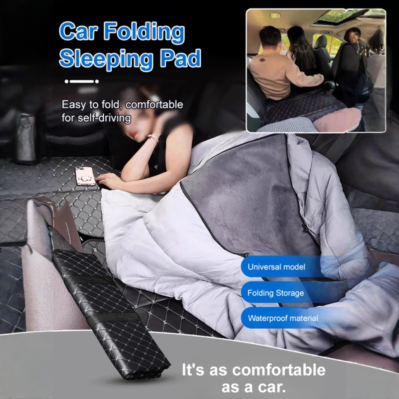 Foldable Car Backseat Bed No I - Outdoor Camping Rug Waterproof recension och pris