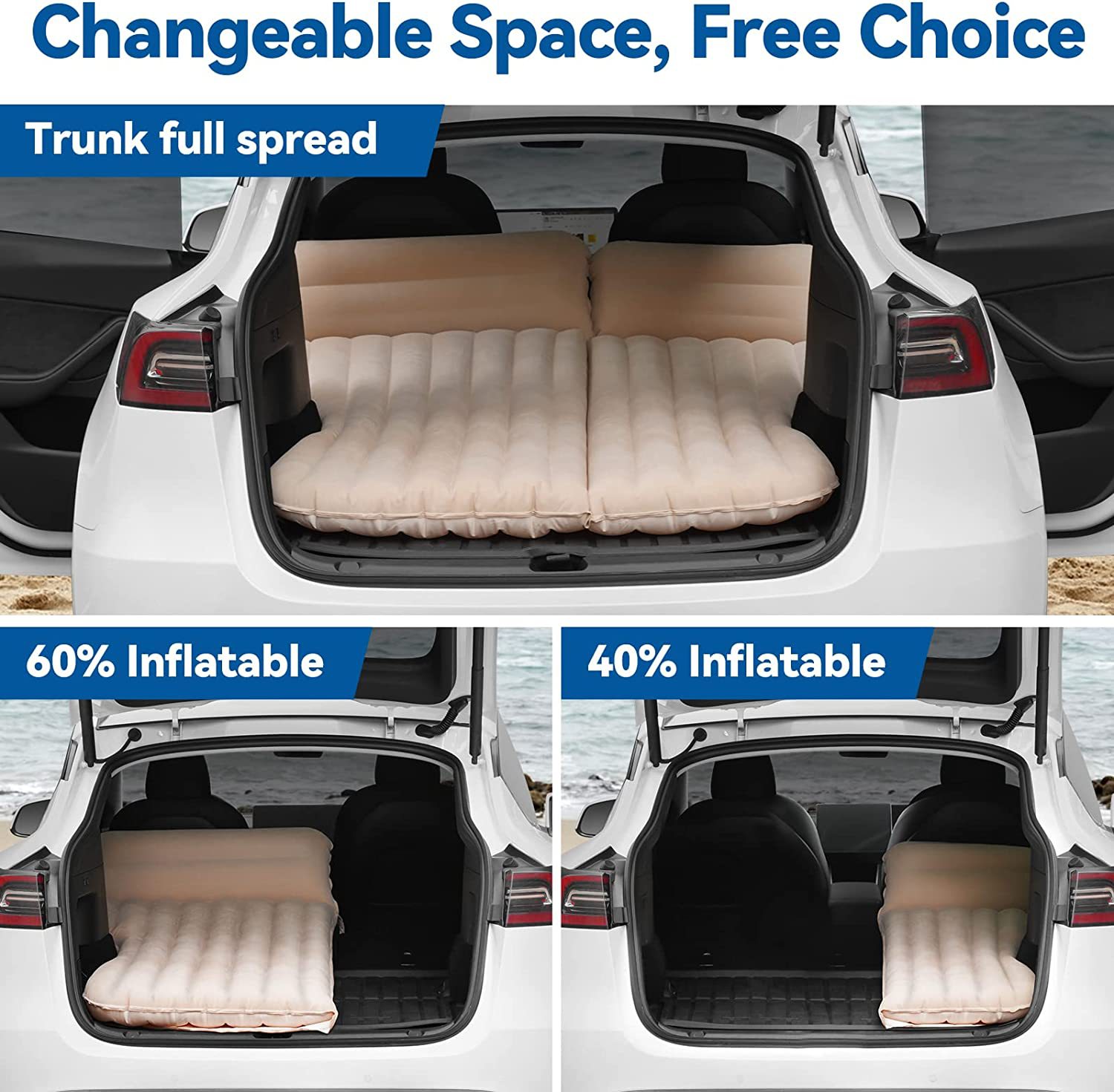 Car Inflatable Bed For Tesla M - Inflatable Mattress recension och pris