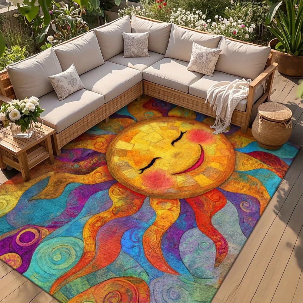 Multicolor Large Area Rug 2D F - Outdoor Camping Mats Large recension och pris