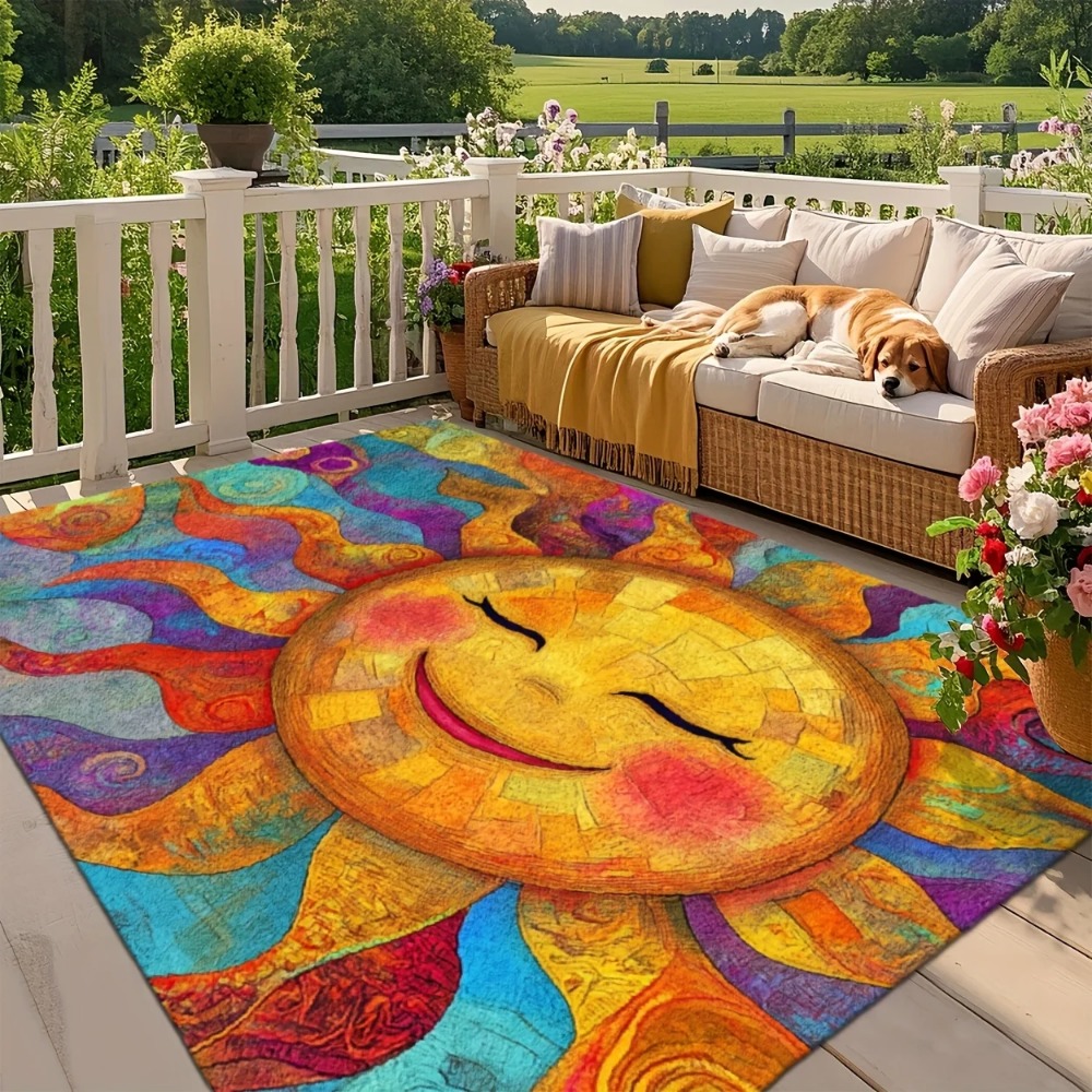 Multicolor Large Area Rug 2D F - Outdoor Camping Mats Large recension och pris